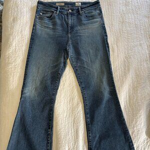 AG Adriano Goldschmied "The Janis" High-Rise Flare Jeans - size 30
